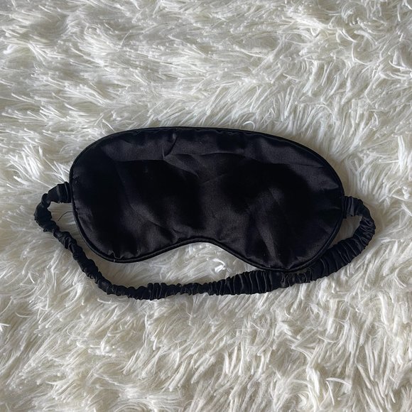 Satin Black Eye Mask - Picture 1 of 2